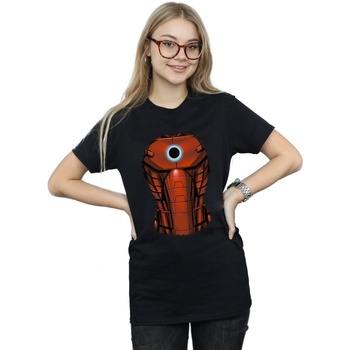 Vêtements Femme T-shirts manches longues Marvel Iron Man Chest Burst Noir