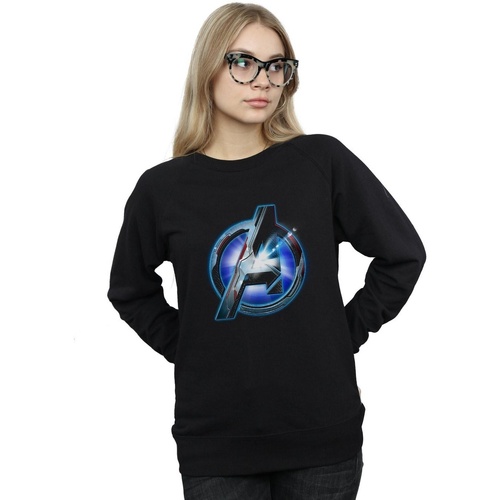 Vêtements Femme Sweats Marvel Avengers Endgame Glowing Logo Noir