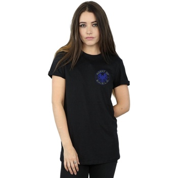 Vêtements Femme T-shirts manches longues Marvel BI4756 Noir