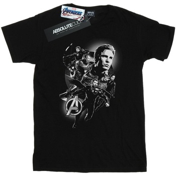 Vêtements Fille T-shirts manches longues Marvel Avengers Endgame Mono Heroes Noir