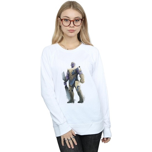 Vêtements Femme Sweats Marvel Avengers Endgame Painted Thanos Blanc