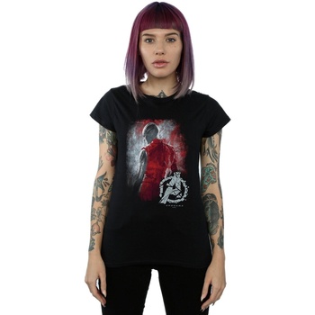 Vêtements Femme T-shirts manches longues Marvel BI5008 Noir