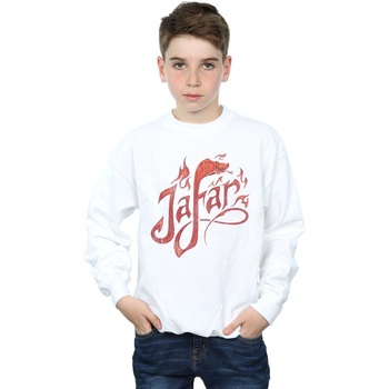 Vêtements Garçon Sweats Disney Aladdin Movie Jafar Flames Logo Blanc