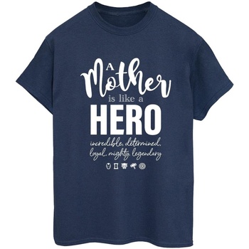 Vêtements Femme T-shirts manches longues Marvel Avengers Mother Hero Bleu