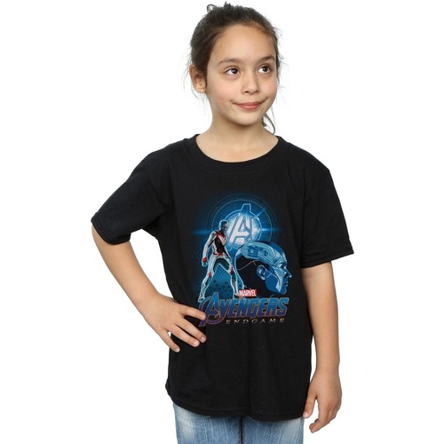 Vêtements Fille T-shirts manches longues Marvel Avengers Endgame Nebula Team Suit Noir