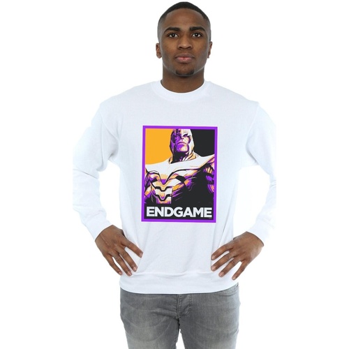 Vêtements Homme Sweats Marvel Avengers Endgame Thanos Poster Blanc