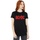 Vêtements Femme T-shirts manches longues Acdc Red Logo Noir