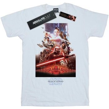 Vêtements Femme T-shirts manches longues Star Wars: The Rise Of Skywalker Poster Blanc