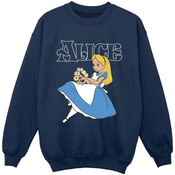 Vêtements Garçon Sweats Disney Alice In Wonderland Flowers Bleu