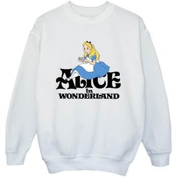 Vêtements Garçon Sweats Disney Alice In Wonderland Tea Drinker Classic Blanc