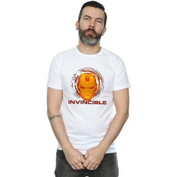Vêtements Homme T-shirts manches longues Marvel Avengers Iron Man Invincible Blanc