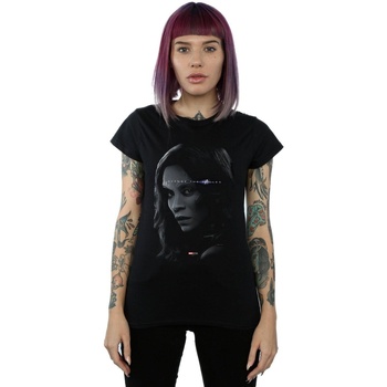 Vêtements Femme T-shirts manches longues Marvel Galettes de chaise Fallen Gamora Noir