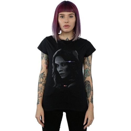 Vêtements Femme T-shirts manches longues Marvel La sélection cosy Fallen Gamora Noir