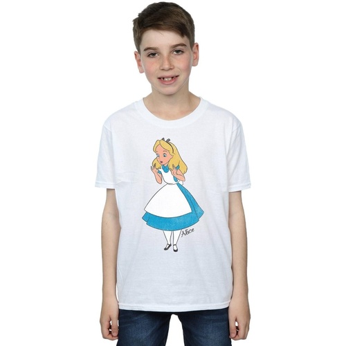 Vêtements Garçon T-shirts manches courtes Disney Clone Wars Jedi Knight Ahsoka Alice Blanc