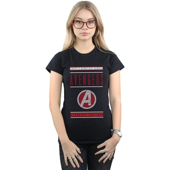 Vêtements Femme T-shirts manches longues Marvel Avengers Endgame Stronger Together Noir