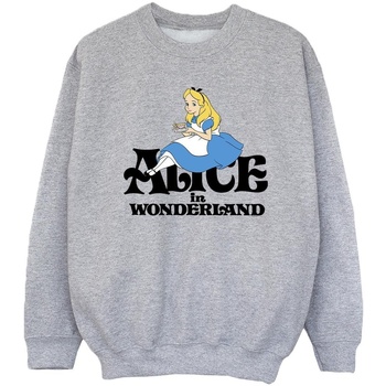 Vêtements Fille Sweats Disney Alice In Wonderland Tea Drinker Classic Gris
