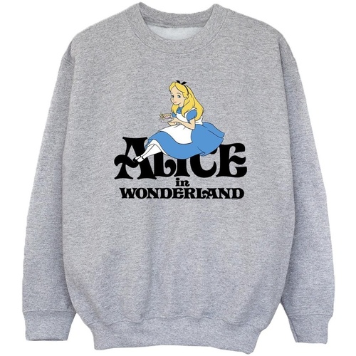 Vêtements Fille Sweats Disney Alice In Wonderland Tea Drinker Classic Gris
