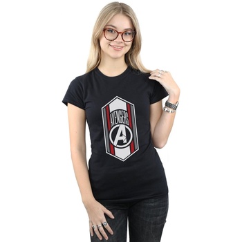 Vêtements Femme T-shirts manches longues Marvel Avengers Endgame Team Icon Noir