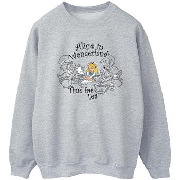 Vêtements Femme Sweats Disney Alice In Wonderland Time For Tea Gris