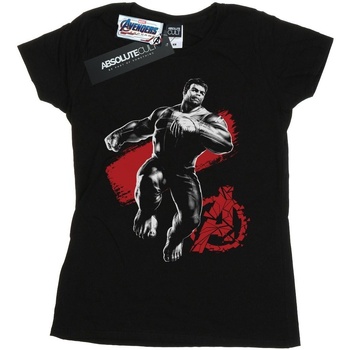 Vêtements Femme T-shirts manches longues Marvel BI5839 Noir