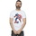 Vêtements Homme T-shirts manches longues Marvel Captain America The First Avenger Blanc