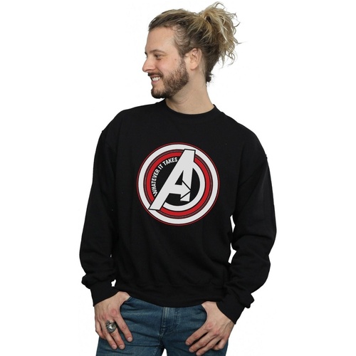 Vêtements Homme Sweats Marvel Avengers Endgame Whatever It Takes Symbol Noir