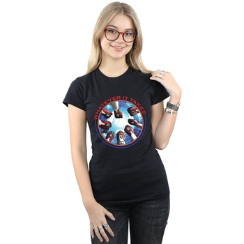 Vêtements Femme T-shirts manches longues Marvel Avengers Endgame Whatever It Takes Fists Noir