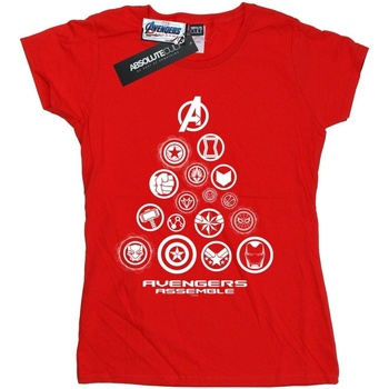 Vêtements Femme Avengers Endgame Become A Marvel Avengers Endgame Pyramid Icons Rouge