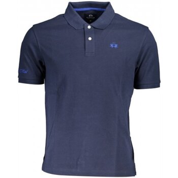 Vêtements Homme T-shirts & caps Polos La Martina XMP002-PK031 Bleu