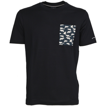 Vêtements Homme T-shirts manches longues Polo Dylon Blanc 24411078-13 Bleu