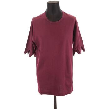 Vêtements Femme Débardeurs / T-shirts sans manche Pantalon Droit En Coton T-shirt en coton Bordeaux