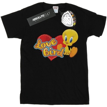 Vêtements Garçon T-shirts manches courtes Dessins Animés Tweety Pie Valentine's Day Love Bird Noir