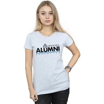 Vêtements Femme T-shirts manches longues Harry Potter Hogwarts Alumni Ravenclaw Gris