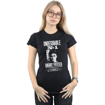 Vêtements Femme T-shirts manches longues Harry Potter Undesirable No. 1 Noir