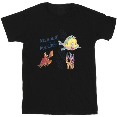 Vêtements Fille T-shirts manches longues Disney The Little Mermaid Club Noir