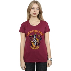 Vêtements Femme T-shirts manches longues Harry Potter Gryffindor Crest Multicolore