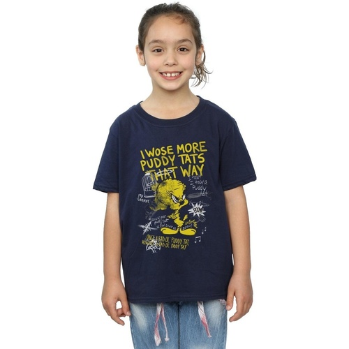 Vêtements Fille T-shirts manches longues Dessins Animés Soutiens-Gorge & Brassières Bleu