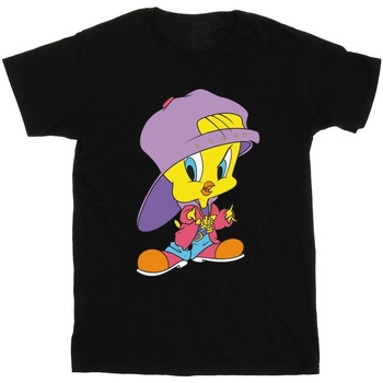 Vêtements Garçon T-shirts manches courtes Dessins Animés Daffy Duck Colour Code Noir