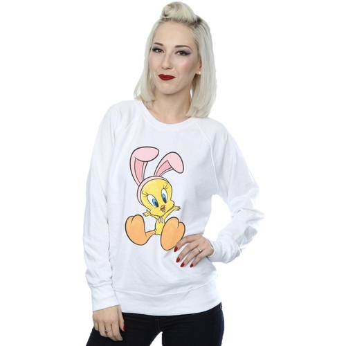 Vêtements Femme Sweats Dessins Animés Tweety Pie Bunny Ears Blanc