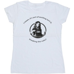 Vêtements Femme T-shirts manches longues Harry Potter Hermione Breaking The Rules Blanc