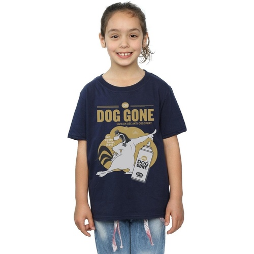 Vêtements Fille T-shirts manches longues Dessins Animés Foghorn Leghorn Dog Gone Bleu