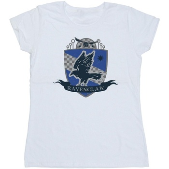 Vêtements Femme T-shirts manches longues Harry Potter Ravenclaw Chest Badge Blanc