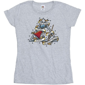 Vêtements Femme T-shirts manches longues Harry Potter Tri par pertinence Gris