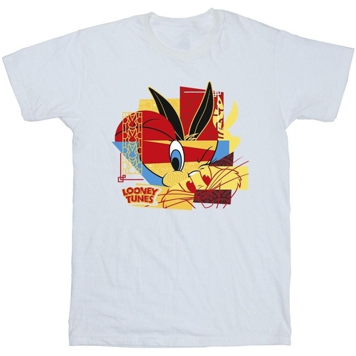 Vêtements Garçon T-shirts manches courtes Dessins Animés Top 5 des ventes Blanc