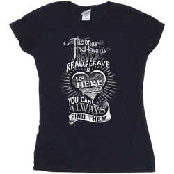 Vêtements Femme T-shirts manches longues Harry Potter The Ones That Love Us Bleu