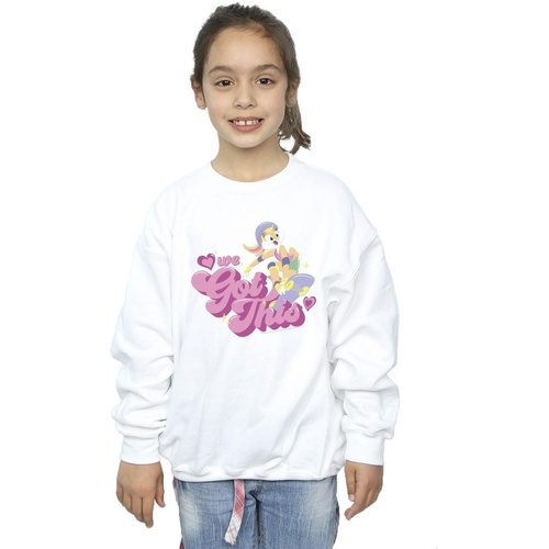 Vêtements Fille Sweats Dessins Animés Lola We Got This Skate Blanc