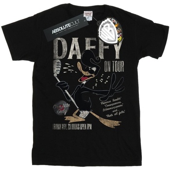 Vêtements Fille T-shirts manches longues Dessins Animés Daffy Duck Concert Noir