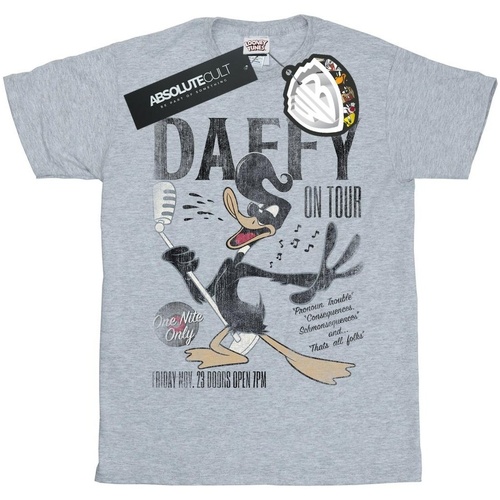 Vêtements Fille T-shirts manches longues Dessins Animés Daffy Duck Concert Gris