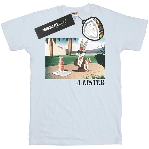 Vêtements Fille T-shirts manches longues Dessins Animés Bugs Bunny A-Lister Blanc