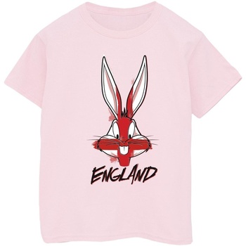 Vêtements Garçon T-shirts manches courtes Dessins Animés Bugs England Face Rouge